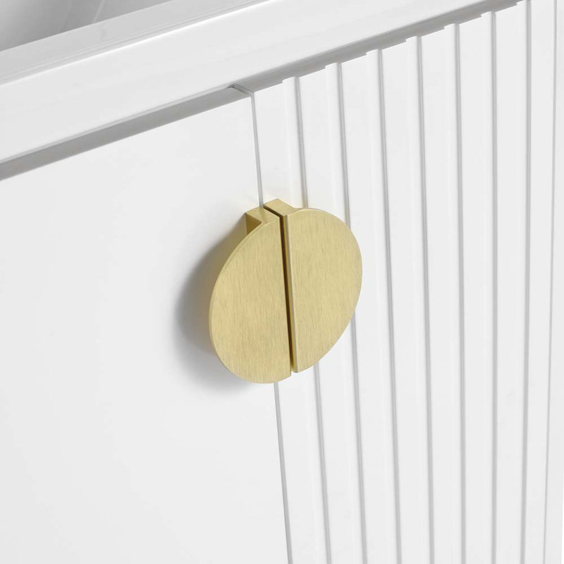 Meuble-lavabo 28 po avec lavabo en céramique, Blanc