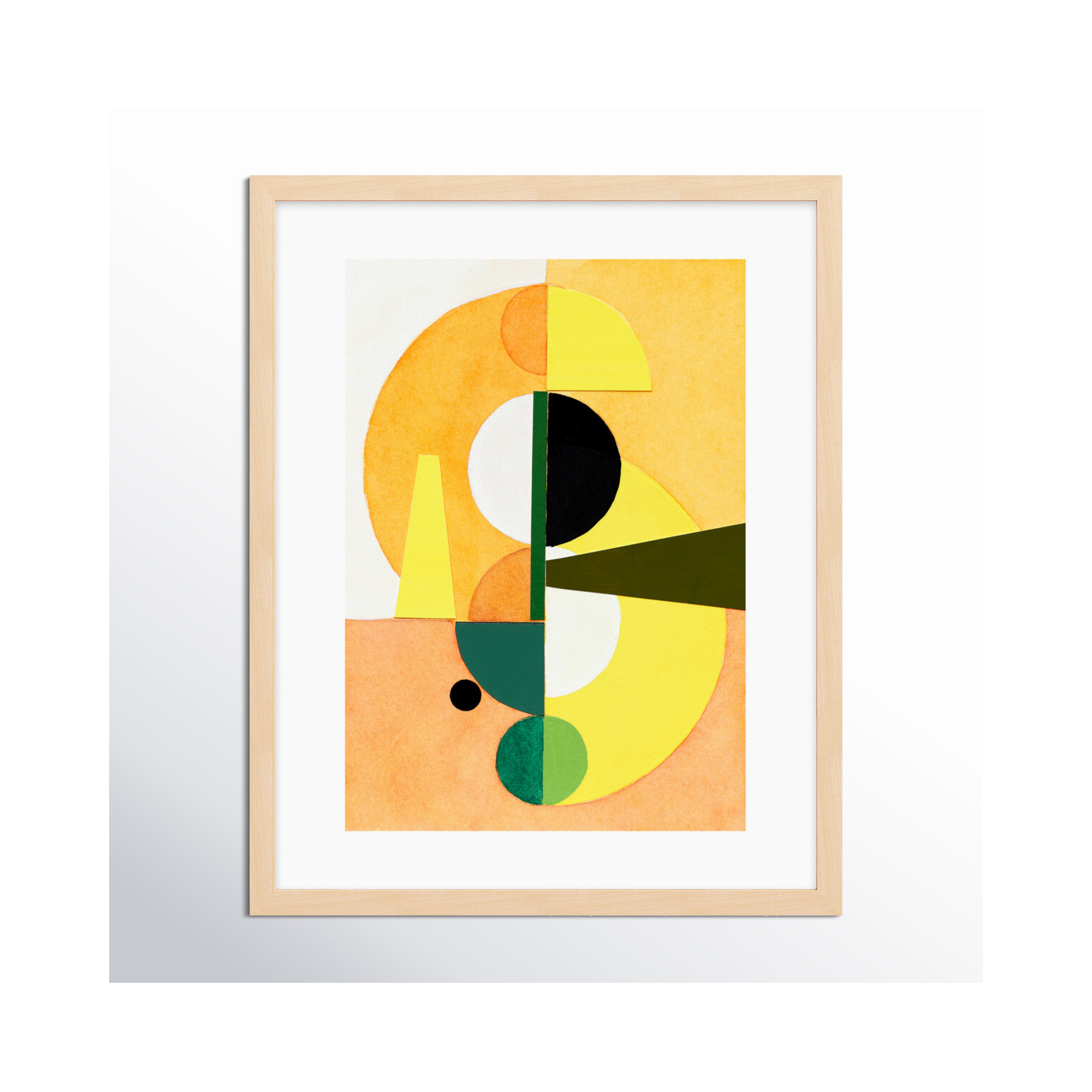 Composition Nr. 19 by Allison Rietta, 24" W x 30" H, Maple