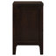 Garrett Cappuccino 2-Drawer Rectangular Nightstand