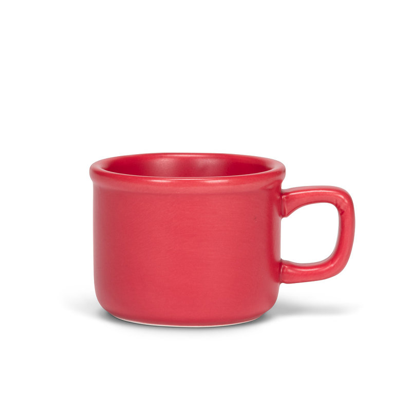 Derontae Stoneware Espresso Cup, Red