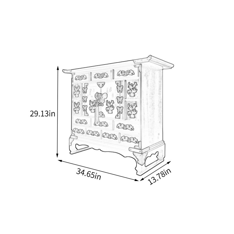 Armoire élégante à deux portes et trois tiroirs, Noir, noir, noir, noir