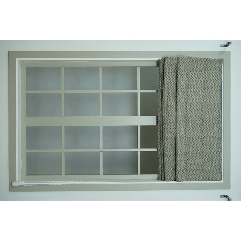 Blocs romains à blocs imprimés - Élégance faite à la main pour votre maison, Mogra, bleu, L 36 po x L 96 po
