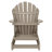 Anette Plastic/Resin Folding Adirondack Chair with Ottoman/Table-1027858930