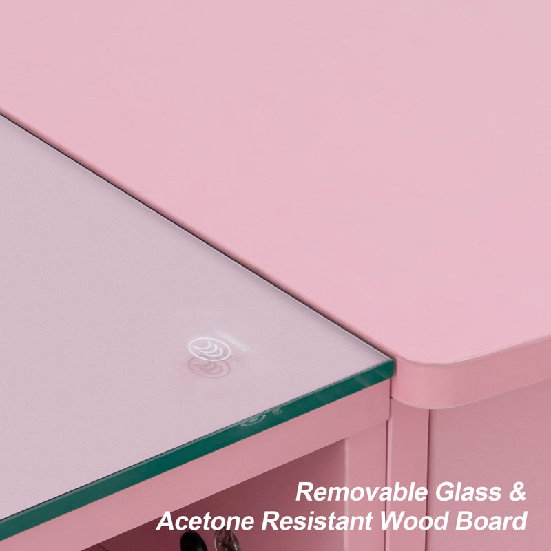 Khlo Writing Desk, Pink