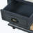 42" Wide Shoe Storage Bench with Cushion Entryway Bench with 3 Drawers and 3 Rattan Baskets-2063284104