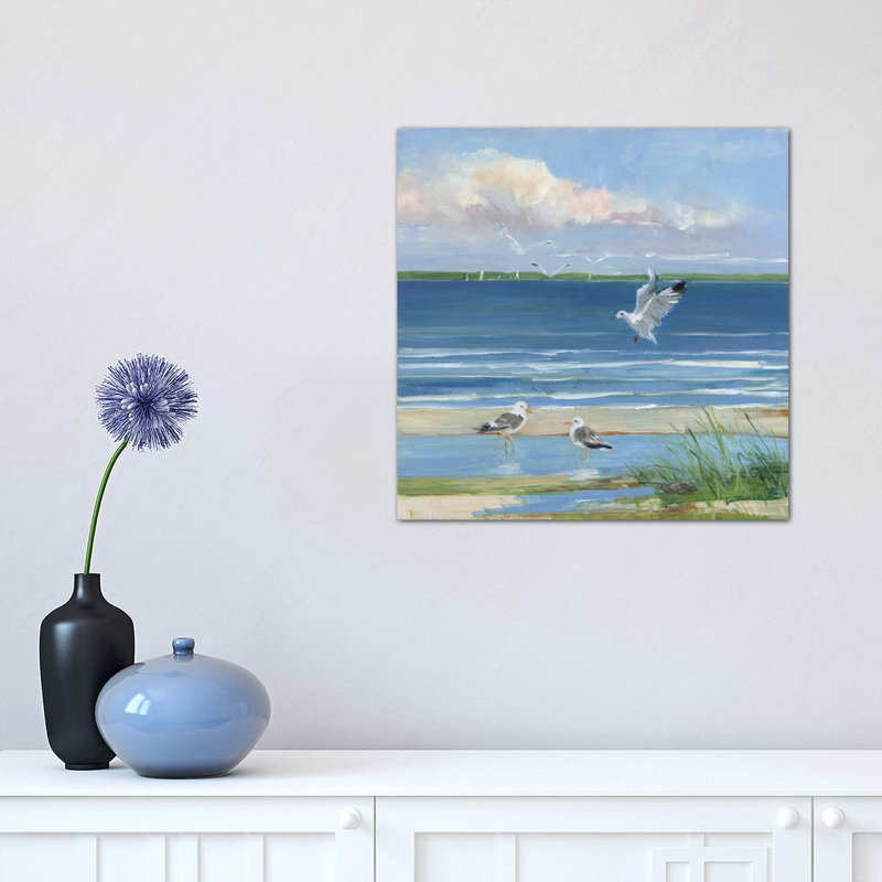Beach Combing II 1 Piece Wrapped Canvas Wall Art, 30.48 cm H x 30.48 cm W