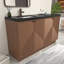 Meuble-lavabo autoportant 59 po Monterey + lavabo gauche en acrylique noir renforcé-2017649959-2041122681