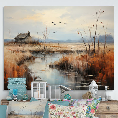 " Denmark Misty Morning Marshes "
