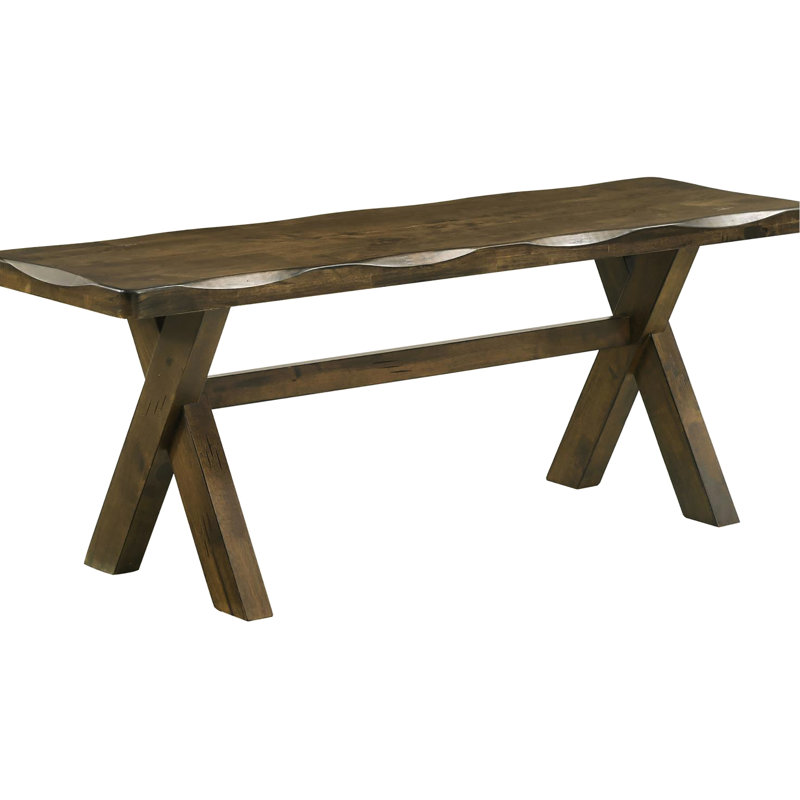 Banc Knotty Nutmeg pour les petits espaces - Le siège brun de pièce fonctionnelle complète tout décor