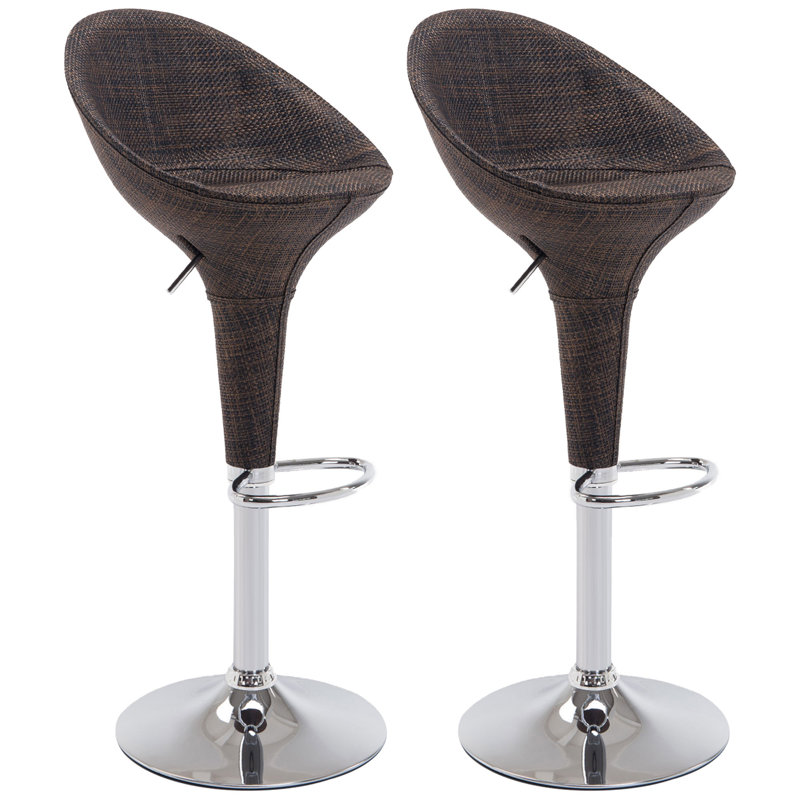 Ensemble de 2 tabourets de bar réglables