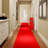Non-Slip, Dirt-Trapping, Heavy-Duty Utility Runner Rug - (Extra-Long Custom Sizes Up to 55ft) - Absorbent for All-Weather, High-Traffic Entryways, Hallways, Patios & Offices - Red-1960485361