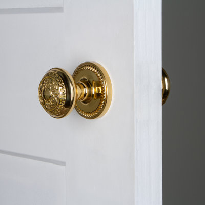 Rosette double Grandport Newport avec bouton de porte Windsor
