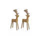 Lettice 9.5" Standing Deer Figurines, Set of 2