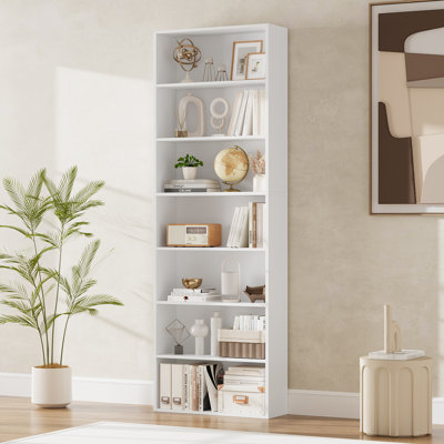 Idlewild 82.5'' H Standard Bookcase, 7-Tier Open Bookcase, Home Library Bookcase
