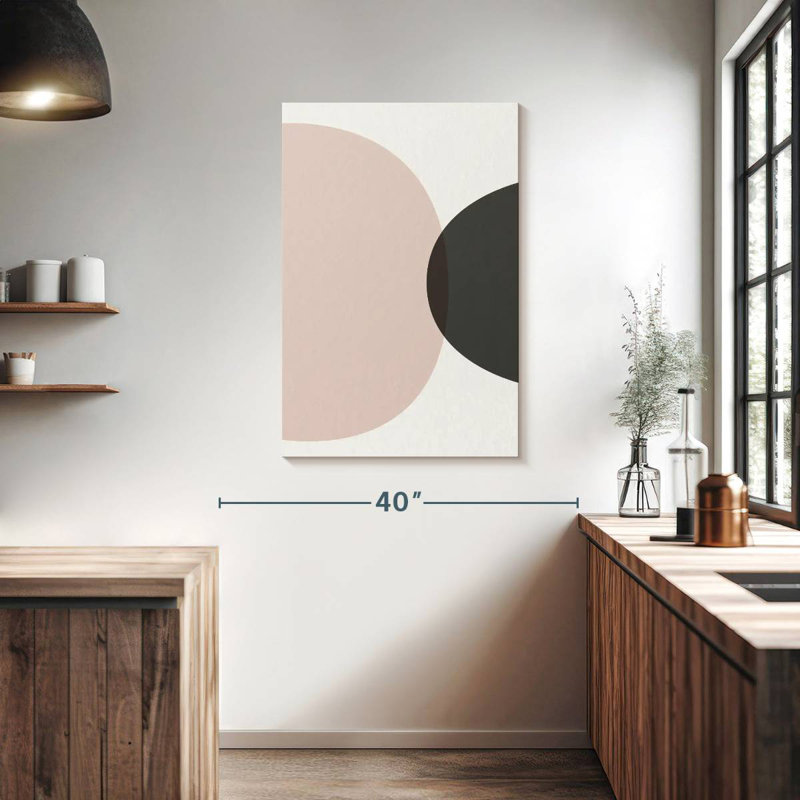 Avery Minimalist Circles V, 39" H x 26" W