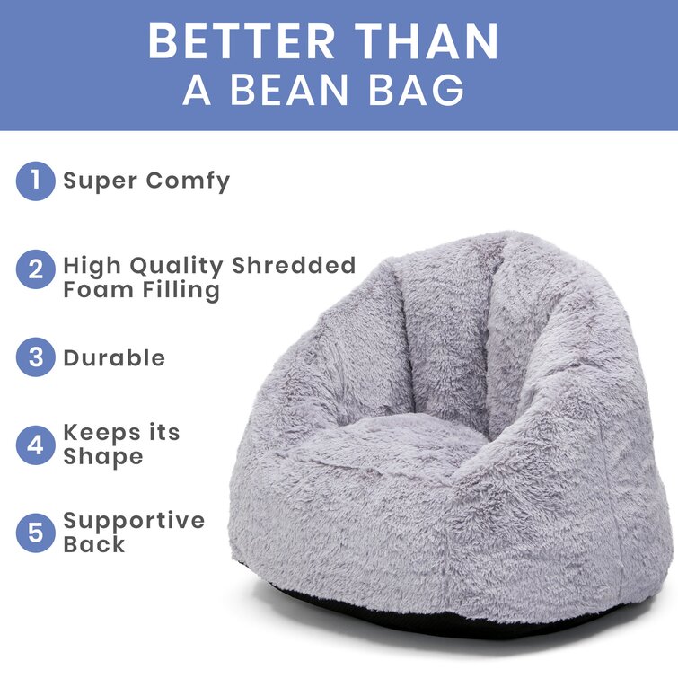 Trule Premium Up-Cycled Memory Foam Bean Bag Alternative