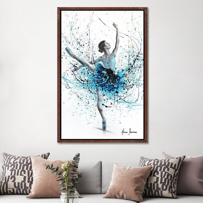 Blue Sky Dancer by Ashvin Harrison - Gallery-Wrapped Canvas Giclée on Canvas, 152.5 cm H x 101.5 cm W, Classic Wood Framed