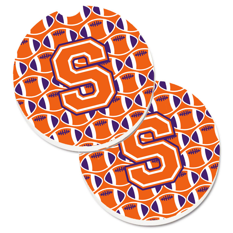 Sous-verre de football, S, Orange / tenue cérémonielle
