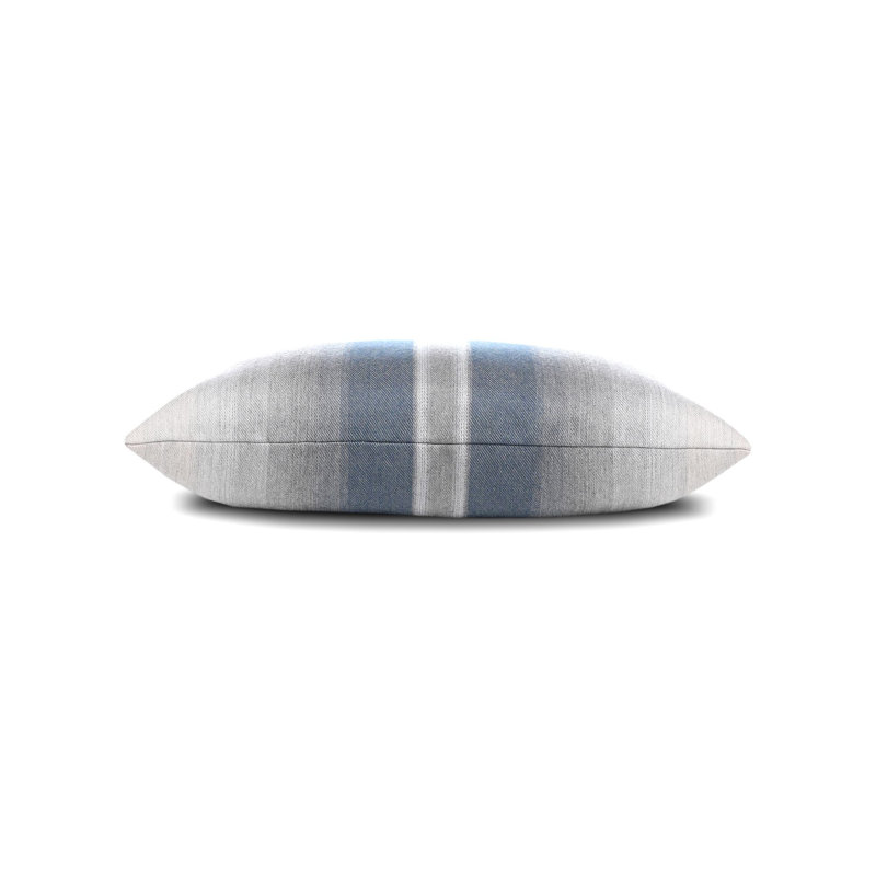 Ambiance Square Indoor / Outdoor Pillow Cover & Insert, 22"H x 22"W, Indigo