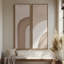 «Vintage Landscape Wall Art», ensemble de 2 toiles encadrées 20 x 60 pouces-1244137133