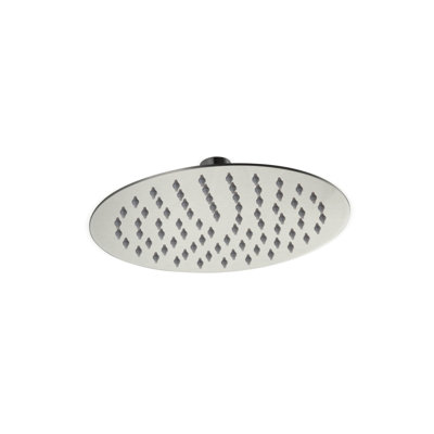 Viva 12"  Round rain shower head, Brushed nickel