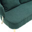 Canapé d'appoint rembourré en polyester avec structure en métal-701088966