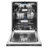 ZLINE Autograph Edition 24 in. Tallac Series 3rd Rack Top Control Built-In Tall Tub Dishwasher in White Matte with Handle, 51dBa-65685050