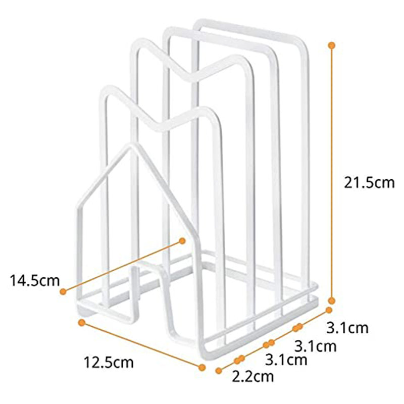 Diviseur de vaisselle en acier Maijor,  Blanc