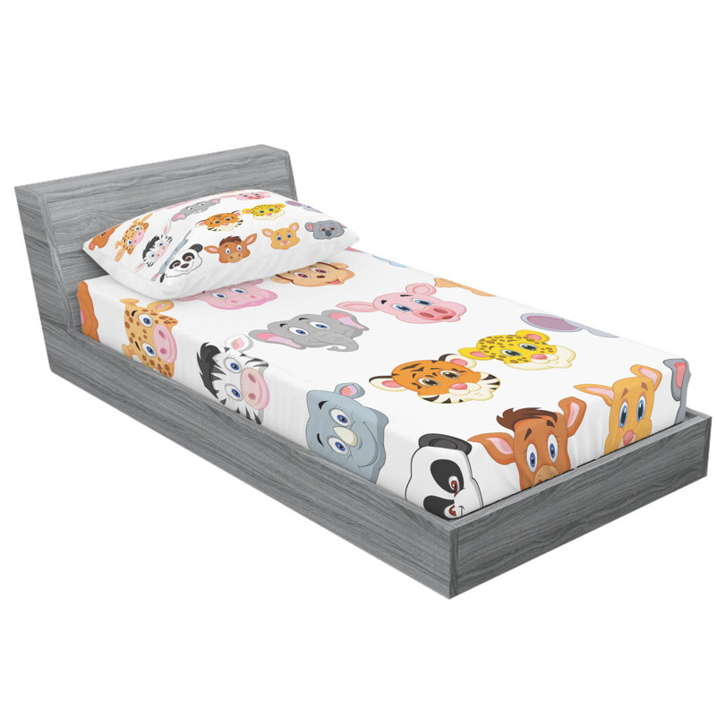 Microfiber Sheet Set, Twin XL Sheet Set with Fitted Sheet