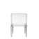 Ghost 15.75'' W Poly Methyl Methacrylate Nightstand
