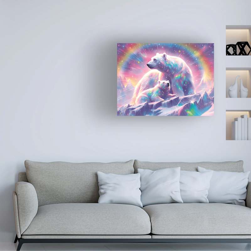 Art sur toile par Michael David, H 14 po x l 19 po