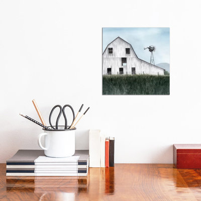 «Bygone Barn I» par Grace Popp - peinture sur toile tendue