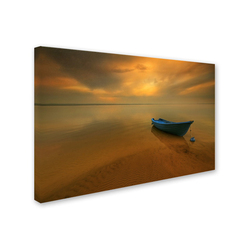 « bateau », reproduction de photo sur toile tendue, H 22 po x l 32 po