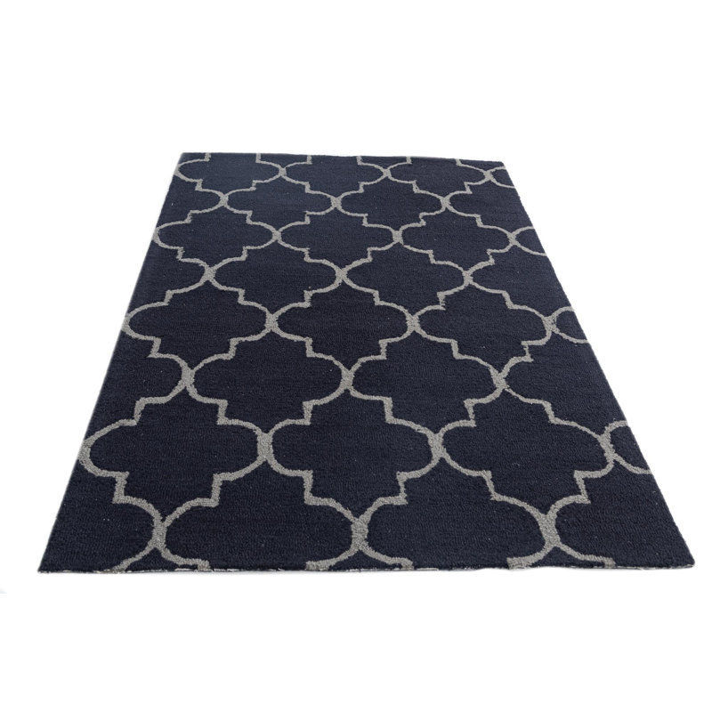 Tapis bleu marine Iverson