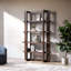 Sydney Solid Wood Etagere Bookcase