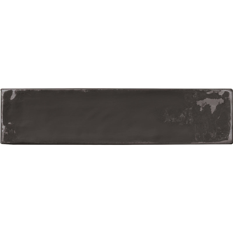 Carreau de porcelaine 2,5 po x 10 po Totalook, Noir