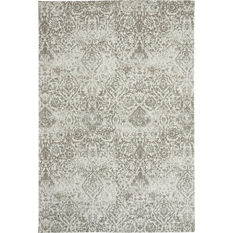 Avoree Damask Indoor Rug, Rectangle 6' x 9'