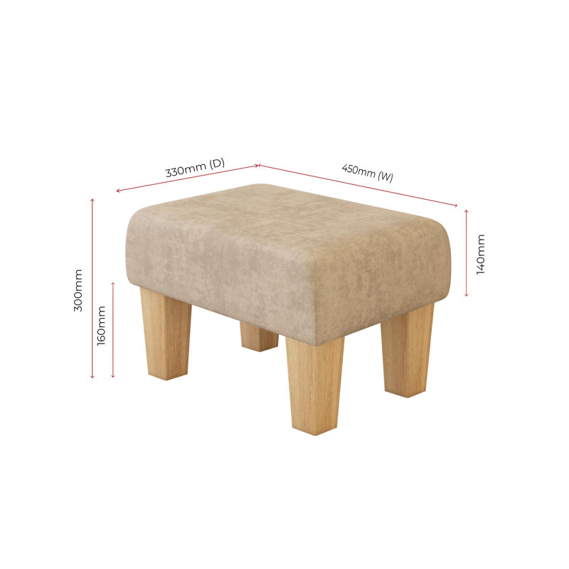 Autryville Wood Contemporary Leg, Natural, Velvet, Bone Cream