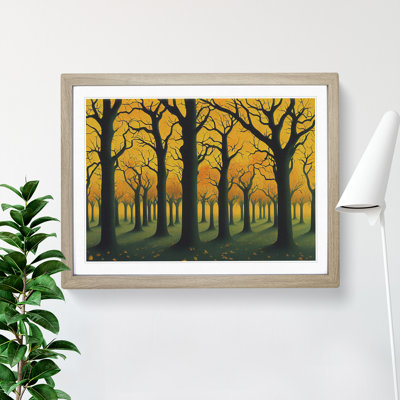 Carefree Autumn Forest - Single Picture Frame Painting
