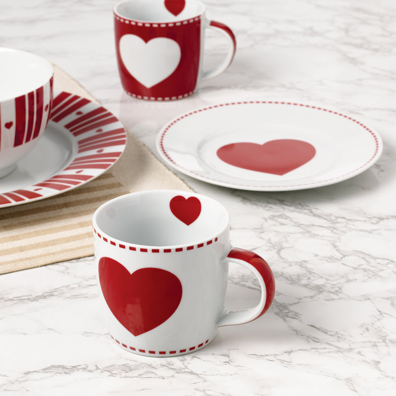 Porcelain 16 Piece Dinnerware Set