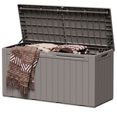 Boîte de rangement en résine 105 gallons