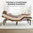 Bloxom Adjustable Bed with Remote-698935056