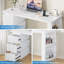 Computer Desk With Rgb Sensor Led Light, Drawer And Power Socket-1257976727