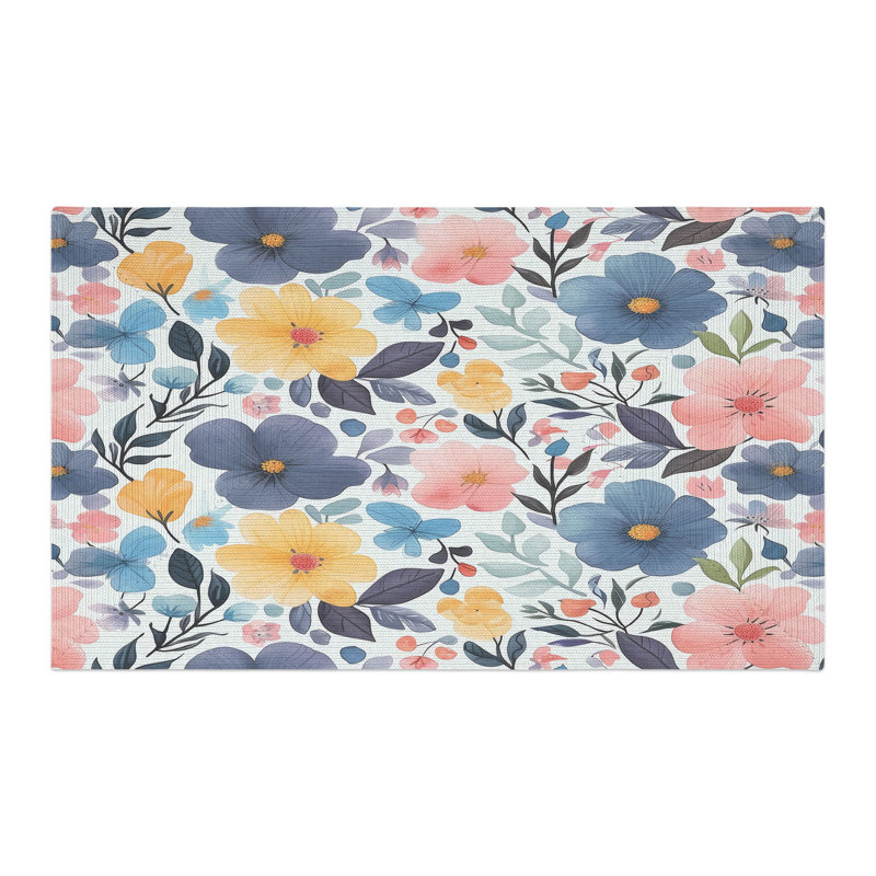 Tapis tressé Blossom Echo, Rectangulaire 3 pi x 5 pi