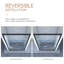 Porte de douche double coulissante 56-60 "X70", enceinte de salle de bain bypass, verre trempé transparent de 8 mm, finition noir mat