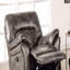 Fauteuil inclinable et oscillant gris foncé