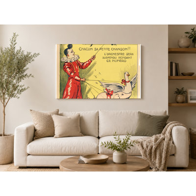 British Circus Imperator 1900s - Vintage French Circus Poster Wall Art - Canvas Wall Art