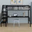 Metal Loft Bed Frame With Desk