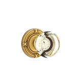 Privacy Georgetown Knob with Ribbon & Reed Rose
