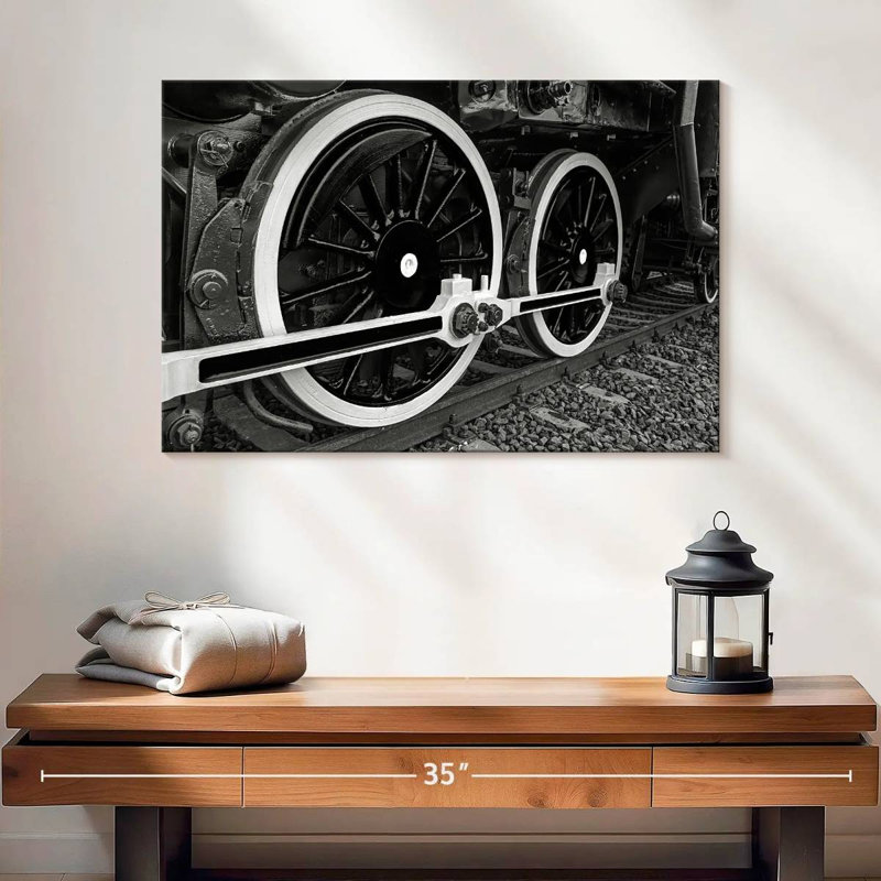 Mehar Train Wheels, 30" H x 45" W